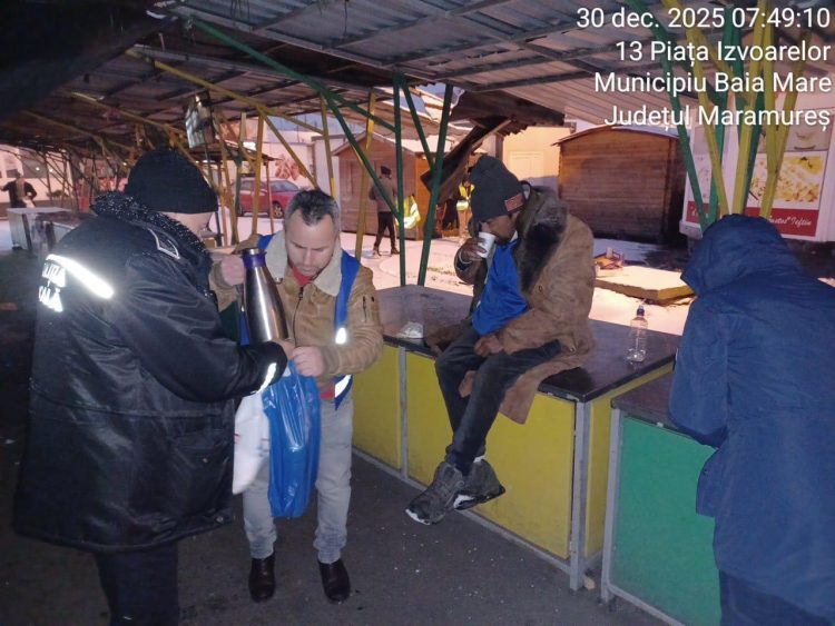 Solidaritate pe timp de ger. Ajutor pentru persoanele fără adăpost din Baia Mare