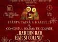 Maslu în sobor și prima ediție a concertului caritabil „Dar din dar, har și colind”, la Parohia ortodoxă „Șesu-Mănăstirii” Rozavlea