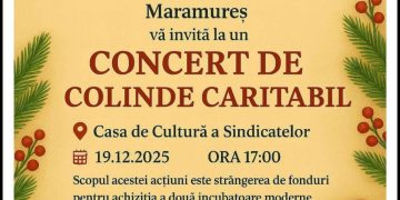 Concert de colinde caritabil, organizat la Baia Mare pentru salvarea nou-născuților