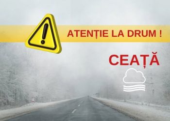 O nouă alertă cod galben de CEAȚĂ pentru zona joasă a județului Maramureş
