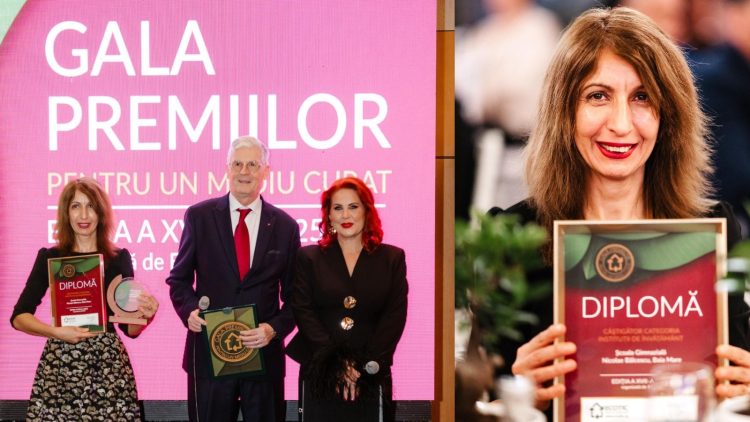 Școala Gimnazială „Nicolae Bălcescu” Baia Mare a câștigat Premiul I la categoria Învățământ în cadrul celei de-a XVII-a ediții a Galei Premiilor pentru un Mediu Curat 2025