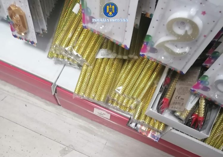 Razie la comercianții de pirotehnice, captură de 14.700 lei în Baia Mare