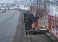 Circulație închisă pe DJ188, la podul peste râul Vișeu din Vișeu de Jos