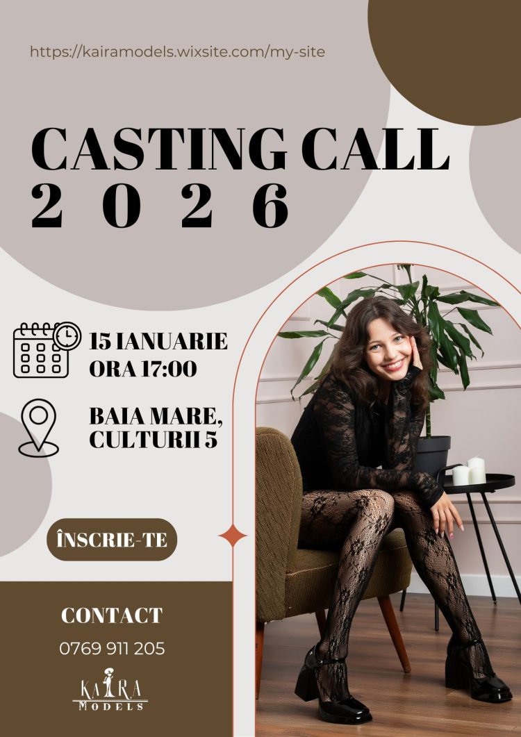 Kaira Models organizează casting pentru viitoarele modele. BAIA MARE