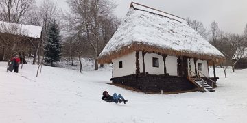 Bucuria iernii s-a întors în Satul de pe Deal