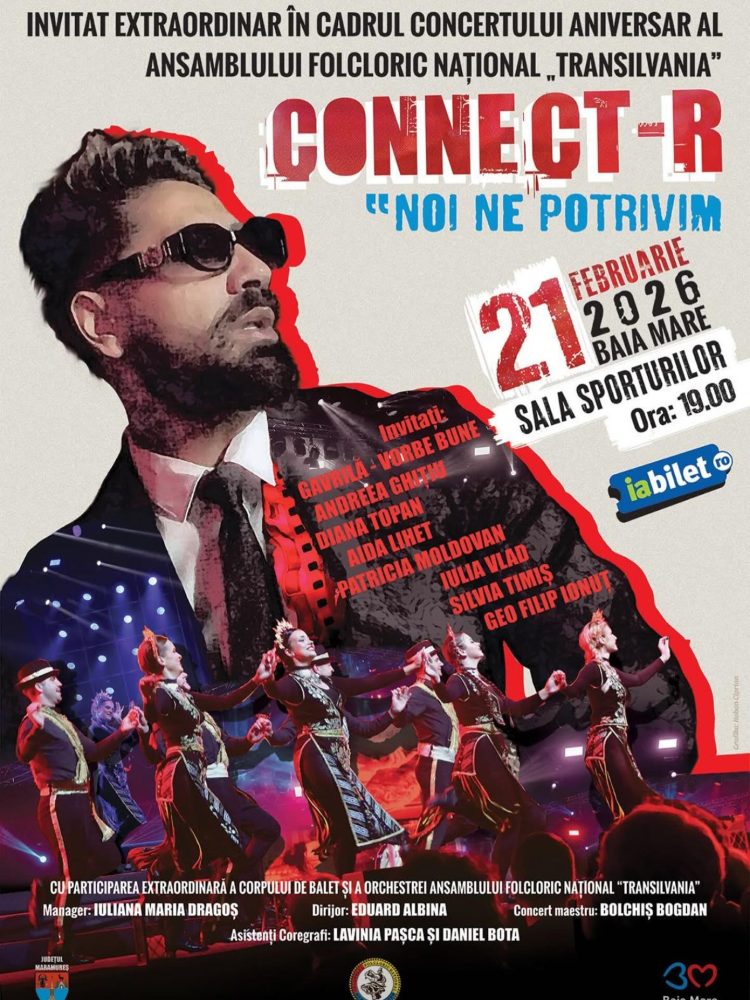 Connect-R vine în Baia Mare pentru Concertul ,,Noi ne potrivim”