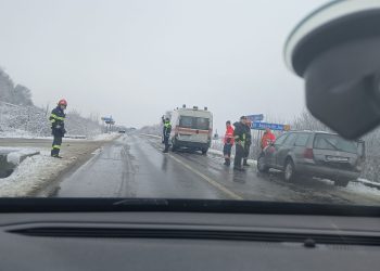Accident rutier la Gârdani, în intersecția cu Rodina. Trafic îngreunat