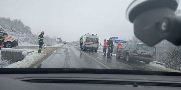 Accident rutier la Gârdani, în intersecția cu Rodina. Trafic îngreunat
