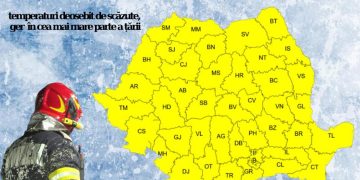 Alertă COD GALBEN pentru Maramureș: Temperaturi deosebit de scăzute și ger!