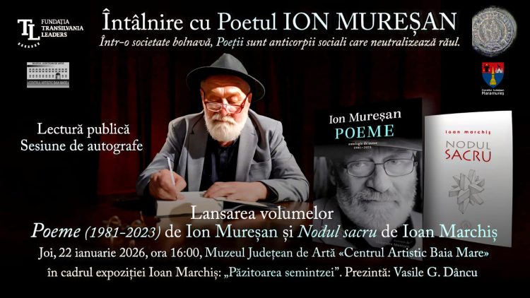 Întâlnire cu poetul Ion Mureșan la Muzeul Judetean de Artă «Centrul Artistic Baia Mare»