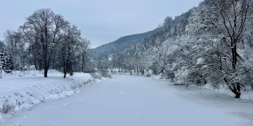 A fost cea mai rece noapte și dimineață din această iarnă în Maramureș