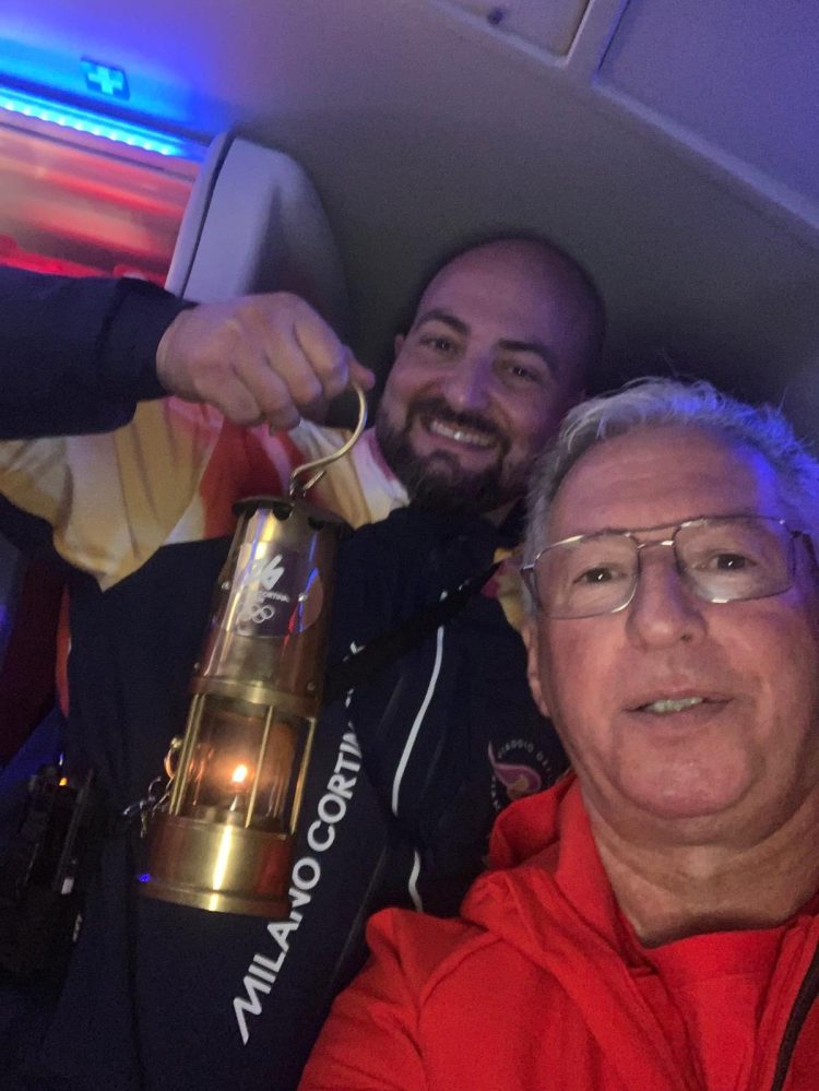 Borșa, pe traseul Flăcării Olimpice. Mihali Gheorghe a lui Vișovan face parte din caravana simbolică Roma-Milano