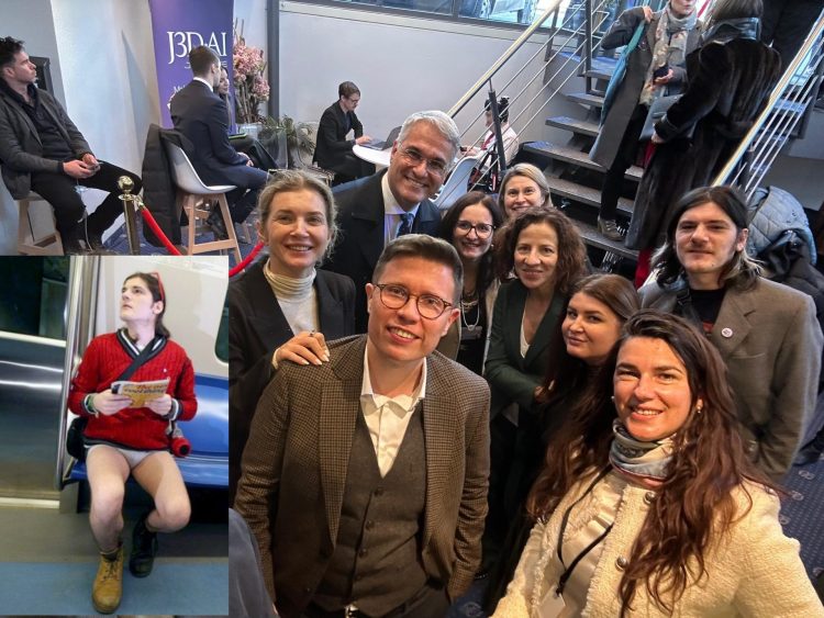 Surpriză la Davos. Bădiță, „protestatarul în chiloți”, alături de oficiali