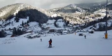 VIDEO: Liber la schi pe Pârtia Olimpică de la Borșa