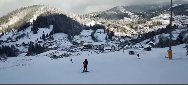 VIDEO: Liber la schi pe Pârtia Olimpică de la Borșa