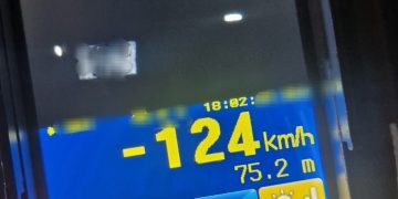 Cu 124 km/h prin Bușag. „Cadou” de Anul Nou de la polițiști