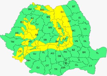 Vreme severă în Maramureș: ninsori, polei și rafale de vânt