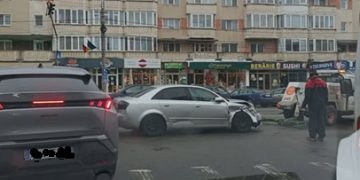 Accident rutier pe bd. Traian din Baia Mare