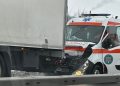 Accident rutier pe DN1C, la Jucu. Ambulanță din Maramureș implicată într-un eveniment pe carosabil înghețat