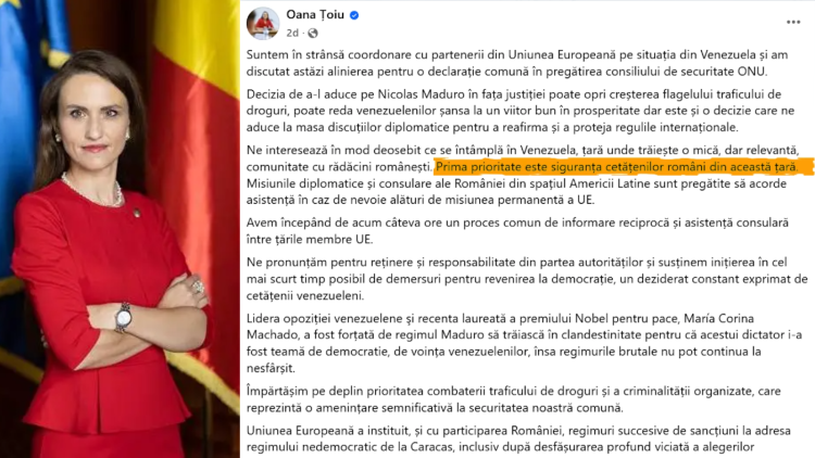 OPINIE | România, pe mâna lui Țoiu: „Prima prioritate este siguranța cetățenilor români din această țară”