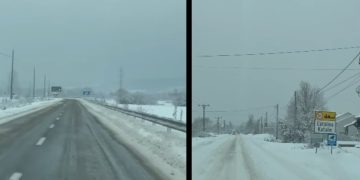 Diferențe de deszăpezire pe DJ 182 B. Situația a fost clarificată după discuția cu președintele CJ Maramureș, Gabriel Zetea