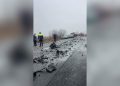Accident teribil pe E70.  Cel puțin șase persoane au murit ]n urma unui impact devastator între un microbuz, un TIR și o autocisternă