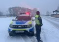 Recomandările polițiștilor rutieri pentru circulația în siguranță pe drumurile din Maramureș, în condiții de iarnă