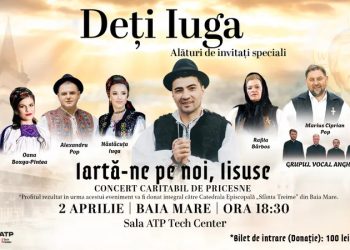 Concert caritabil de pricesne „Iartă-ne pe noi, Iisuse”, la Baia Mare