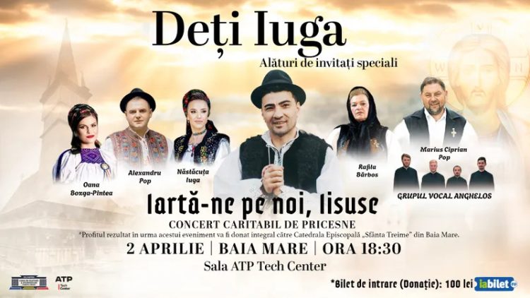 Concert caritabil de pricesne la Baia Mare: „Iartă-ne pe noi, Iisuse”