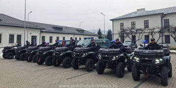 Opt ATV-uri noi pentru supravegherea frontierei montane, dotare modernă la ITPF Sighetu Marmației – FOTO
