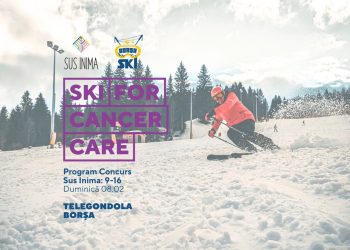 Eveniment sportiv și de conștientizare a cancerului, la Borșa: Ski4CancerCare Sus Inima