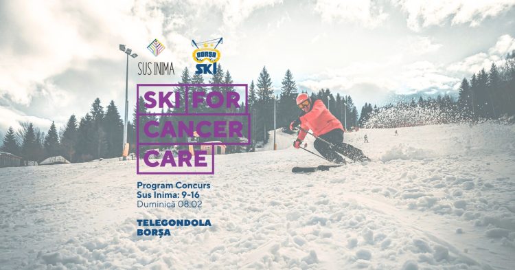 Eveniment sportiv și de conștientizare a cancerului, la Borșa: Ski4CancerCare Sus Inima