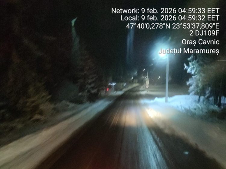 Dimineață rece și ceață pe șosele. Situația vremii și a drumurilor în județ