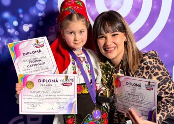 Performanță remarcabilă pentru o mică artistă din Maramureș, premiată la un festival național de muzică