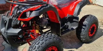 ATV neînmatriculat și șofer fără permis, depistați la Desești