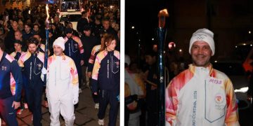Cristian Chivu, onoare specială la Milano: a purtat flacăra olimpică înaintea JO de iarnă Milano–Cortina