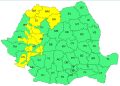 ALERTĂ METEO în Maramureș. Viscol și ninsori consistente la munte, vânt de până la 90 km/h