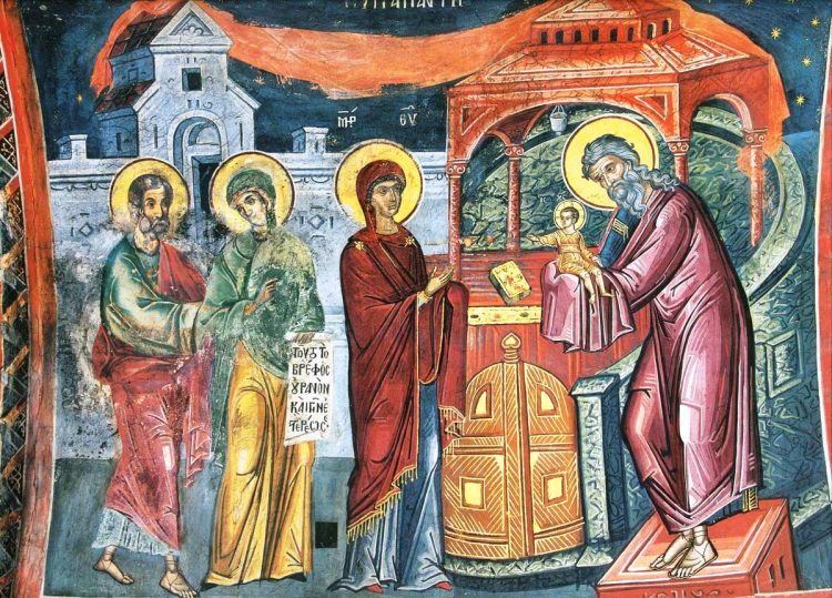 2 februarie – Sărbătoarea Întâmpinării Domnului