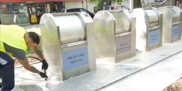 Nemulțumiri la Baia Mare: Probleme la eco-insule și tomberoanele subterane, la scurt timp după punerea în funcțiune