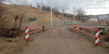 Circulația la podețul din Slătioara a fost reluată la ora 14.00!