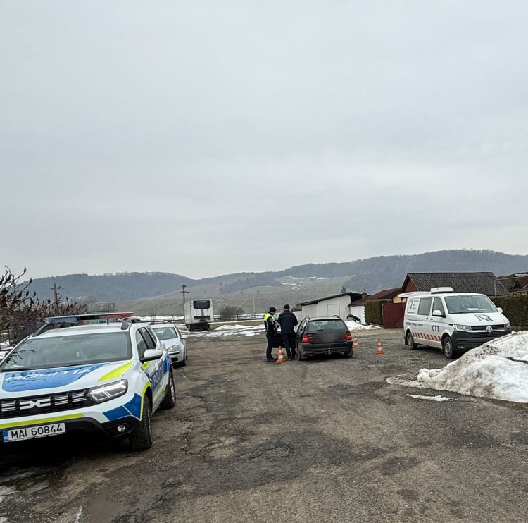 Controale ample pe DN18, zeci de șoferi sancționați la Sighetu Marmației