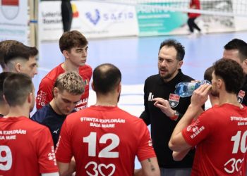 Volei. Divizia A1. Știința Explorări Baia Mare, meci de importanță maximă