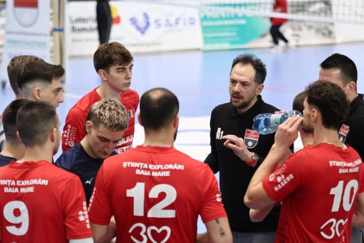 Volei. Divizia A1. Știința Explorări Baia Mare, meci de importanță maximă