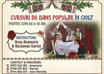 Cursuri de dans popular pentru copii, la Ciolt: tradițiile prind viață prin pașii celor mici