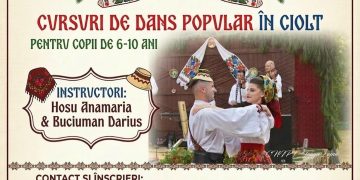 Cursuri de dans popular pentru copii, la Ciolt: tradițiile prind viață prin pașii celor mici