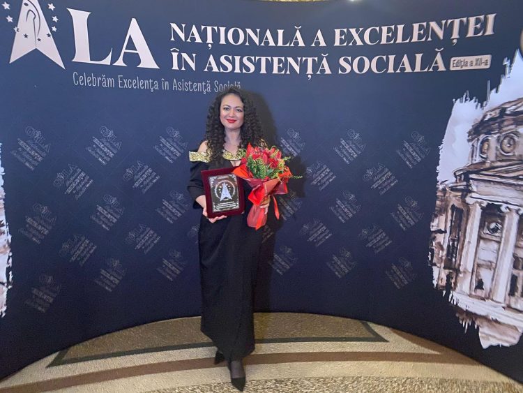 Raluca Cerghezan, premiul cel mare la Gala Națională a Excelenței în Asistență Socială 2026