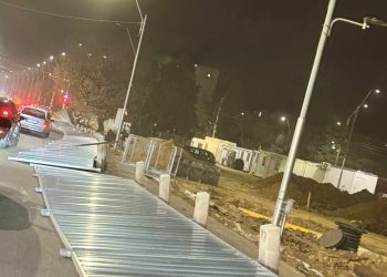 Incident grav pe șantierul de la „Spânzurătoare”: gardurile s-au prăbușit, nimeni nu a fost rănit