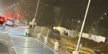 Incident grav pe șantierul de la „Spânzurătoare”: gardurile s-au prăbușit, nimeni nu a fost rănit