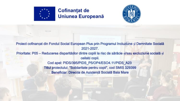 Activități variate în cadrul proiectul „Solidaritate pentru copii”