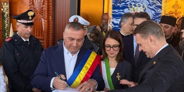 Moment istoric pentru borșenii din Italia: Borșa s-a înfrățit cu Settimo Torinese la inaugurarea bisericii românești